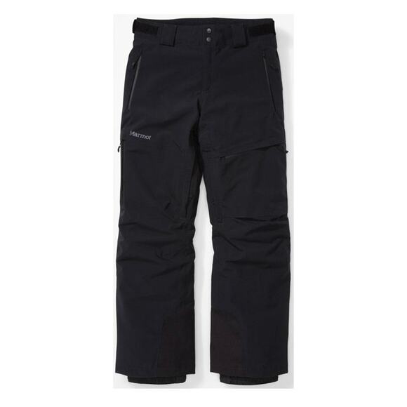 Marmot Mens Sz S Layout Insulated Cargo Snow & Ski Pants Black Lightweight - Picture 1 of 16